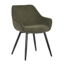 Lot de 2 chaises style rétro avec accoudoirs MOMAZ