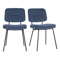 Set de 2 chaises industrielles ZEZA