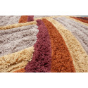 Tapis moderne 170x240cm tons chauds SOUME