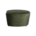 Grand pouf contemporain en velours VORA