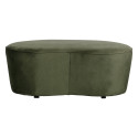 Grand pouf contemporain en velours VORA