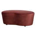 Grand pouf contemporain en velours VORA