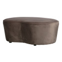 Grand pouf contemporain en velours VORA