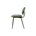 Set de 2 chaises design en velours JACKET