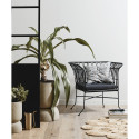 Fauteuil design extérieur avec coussin MARIO