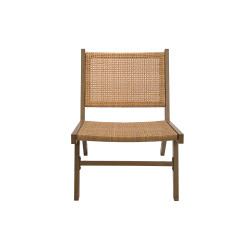 Lot de 2 chaises lounge intérieur extérieur en métal CARLOS