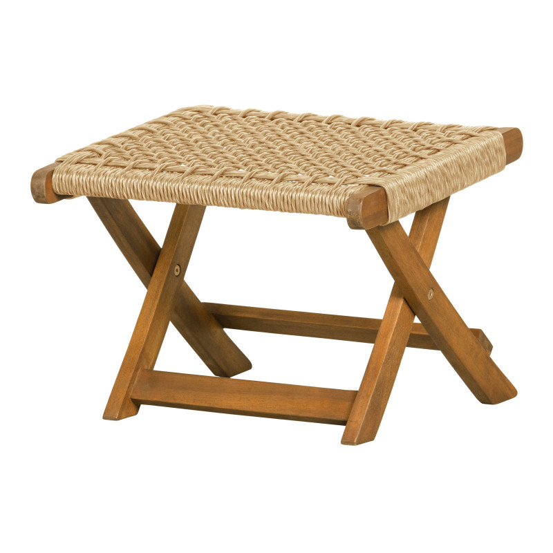 Repose-pieds design en corde FRANCISCO