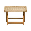 Repose-pieds design en corde FRANCISCO