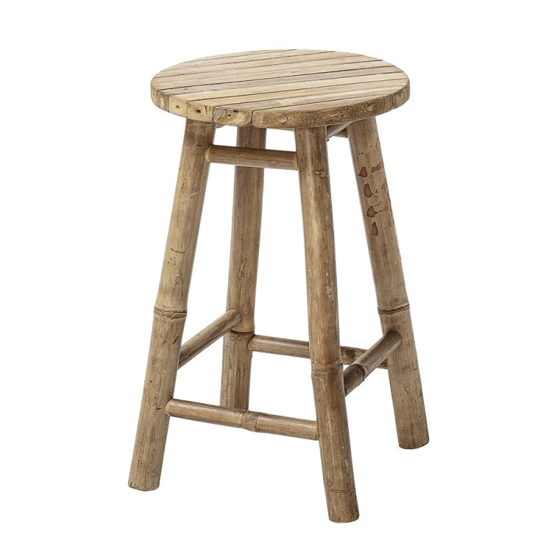 Lot de 2 tabourets bambou style bohème KOMI - Bloomingville