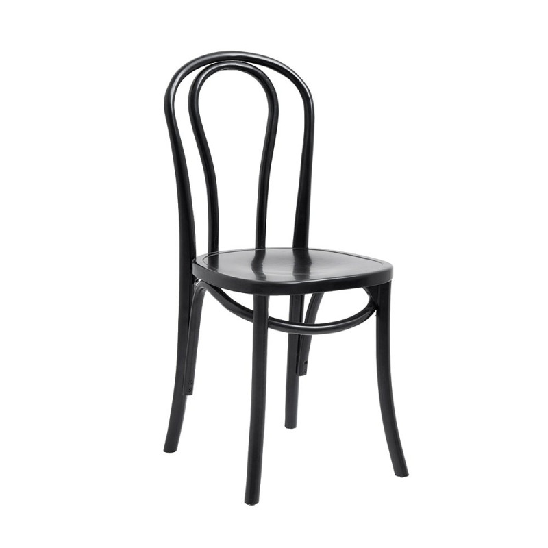 Lot 2 chaises design bois BISTRO - Nordal