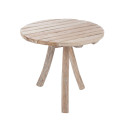 Table de jardin ronde en bois 75cm ROZO