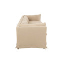 Canapé 220cm en tissu beige TEXAME