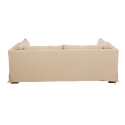Canapé 220cm en tissu beige TEXAME