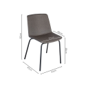 Chaise de salle à manger tapiséée HARONA - COD Furnitures
