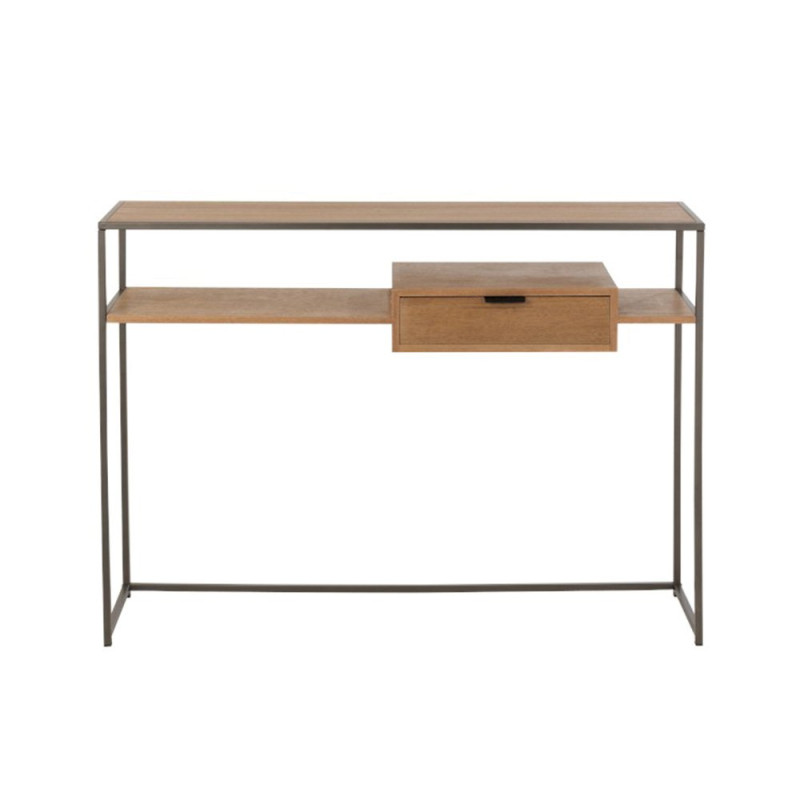 Console en bois et métal style minimaliste ZATI