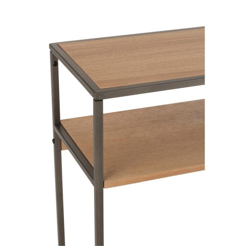 Console en bois et métal style minimaliste ZATI