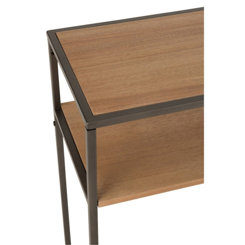 Console en bois et métal style minimaliste ZATI
