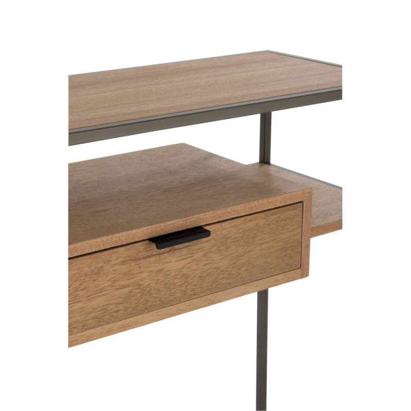 Console en bois et métal style minimaliste ZATI