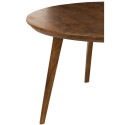 Table à manger ronde en bois de manguier SCIMA