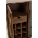 Buffet bar avec rangements bouteilles en bois LIO