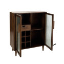 Buffet bar avec rangements bouteilles en bois LIO