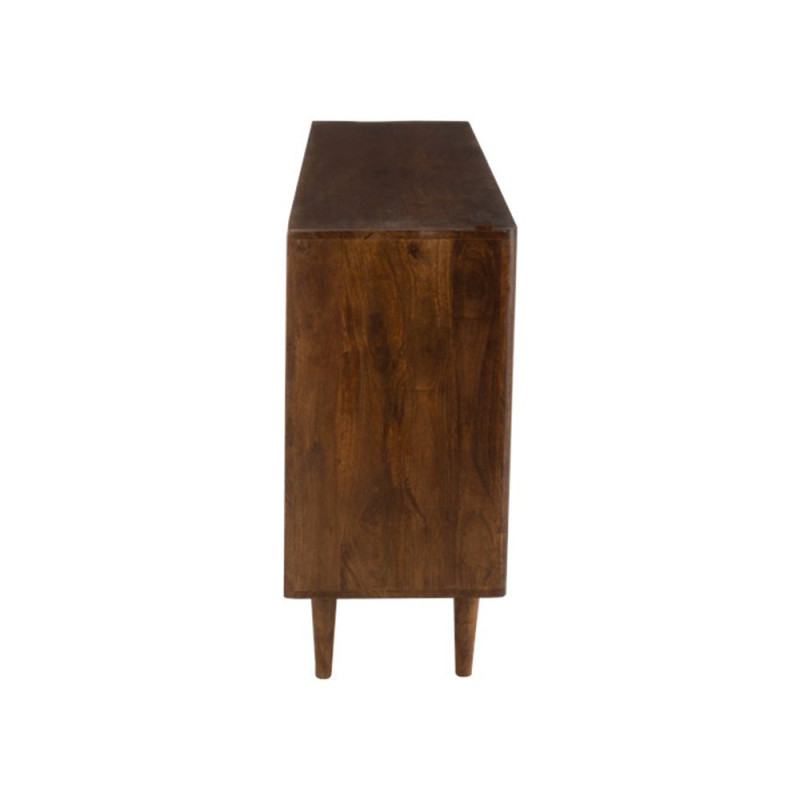Buffet bas vitré en bois de manguier LIO