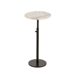 Table d'appoint en marbre hauteur réglable ASAR