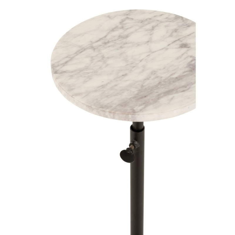 Table d'appoint en marbre hauteur réglable ASAR