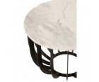 Table basse en métal plateau marbre ASAR