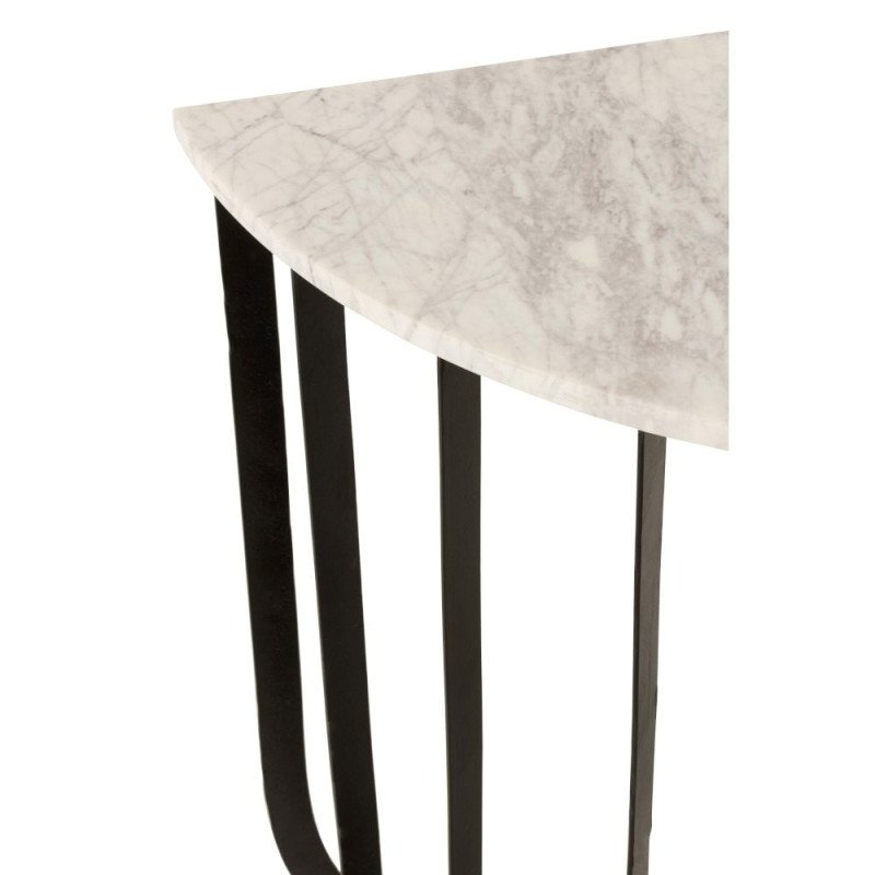 Console contemporaine en marbre blanc ASAR