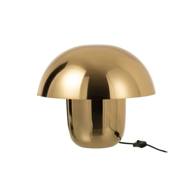 Lampe design champignon métal doré SEZIM