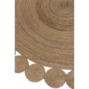 Grand tapis rond 220cm style bohème en jute NINEL