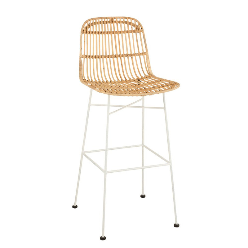 Tabouret de bar moderne en rotin EMAL