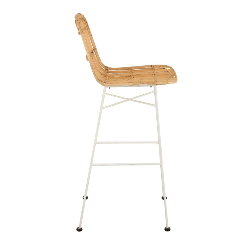 Tabouret de bar moderne en rotin EMAL
