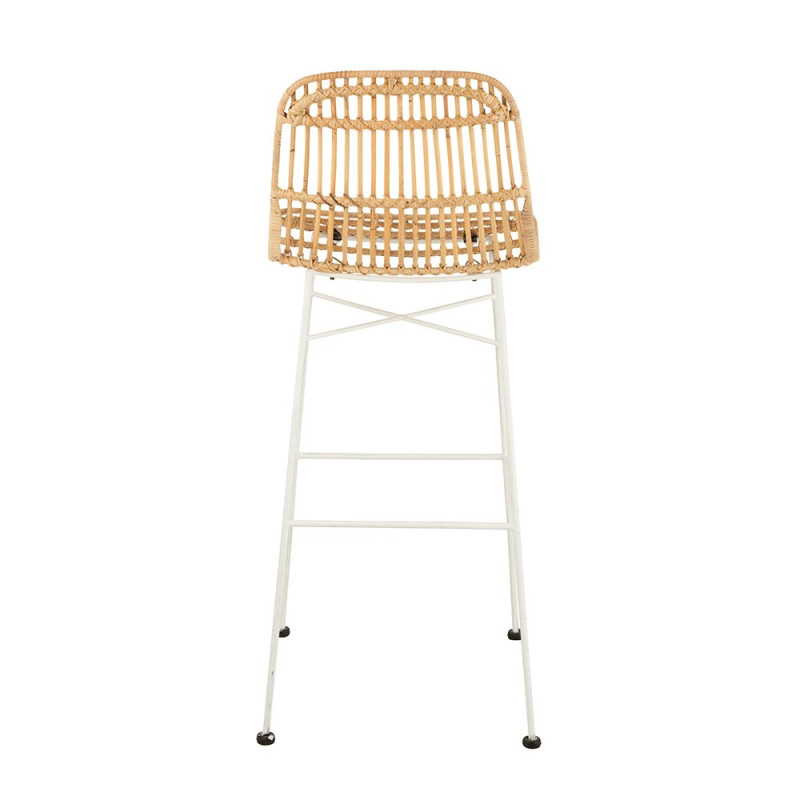 Tabouret de bar moderne en rotin EMAL