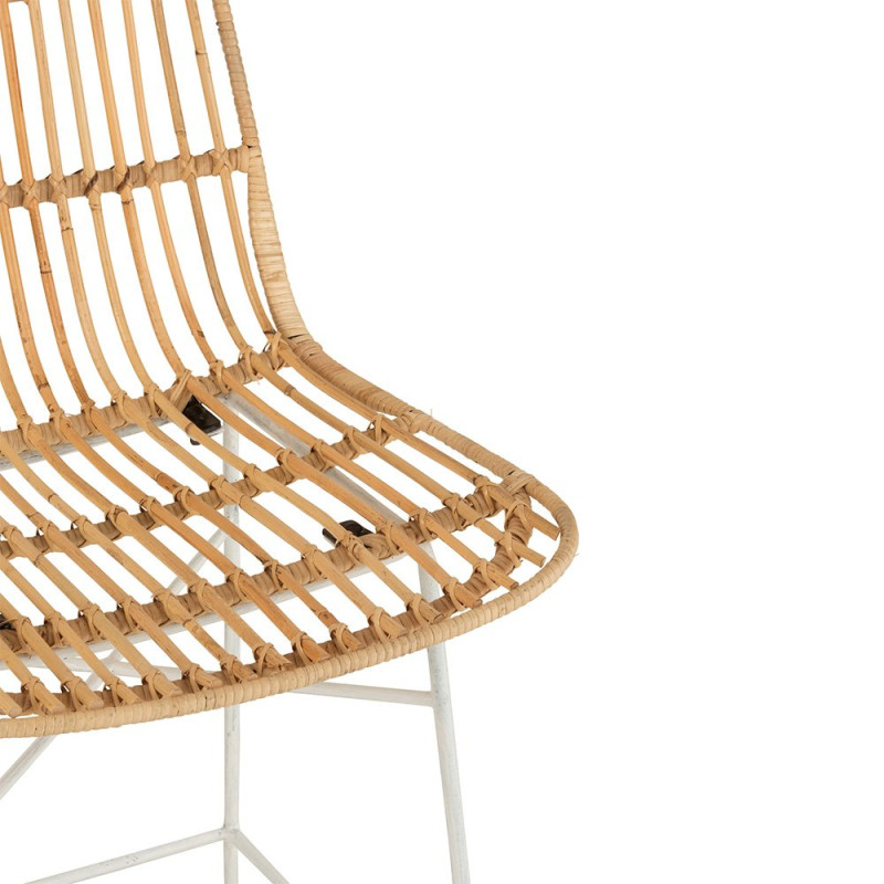 Tabouret de bar moderne en rotin EMAL