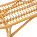 Banc moderne 120cm en rotin naturel ALARIC