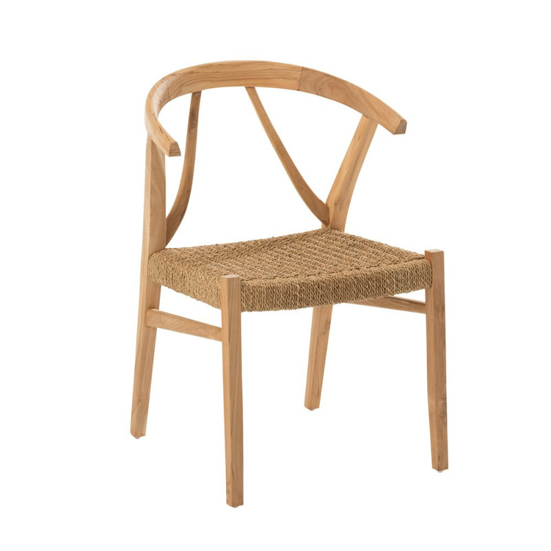 Chaise en bois clair style nordique LOJIME