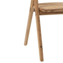 Chaise rétro en bois et cannage JOSEPHINE