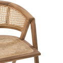 Chaise rétro en bois et cannage JOSEPHINE