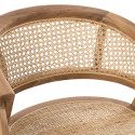 Chaise rétro en bois et cannage JOSEPHINE