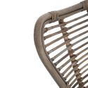 Fauteuil extérieur rotin naturel avec coussin NARNOP
