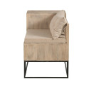 Banc design avec armoire rotin et cannage UKIALA - J-line