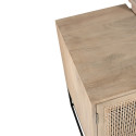 Banc design avec armoire rotin et cannage UKIALA - J-line