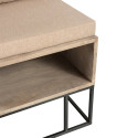 Banc design avec armoire rotin et cannage UKIALA - J-line