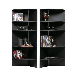 Bibliothèque design pour coin MAXELL - Woood