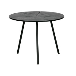 Petite table basse chêne et métal 38x48cm RODI