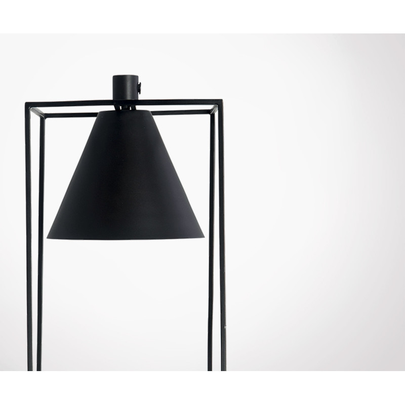 lampe a poser design noir