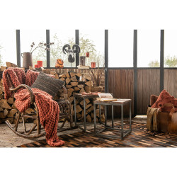 Fauteuil à bascule en bois style bohèmeTARDE