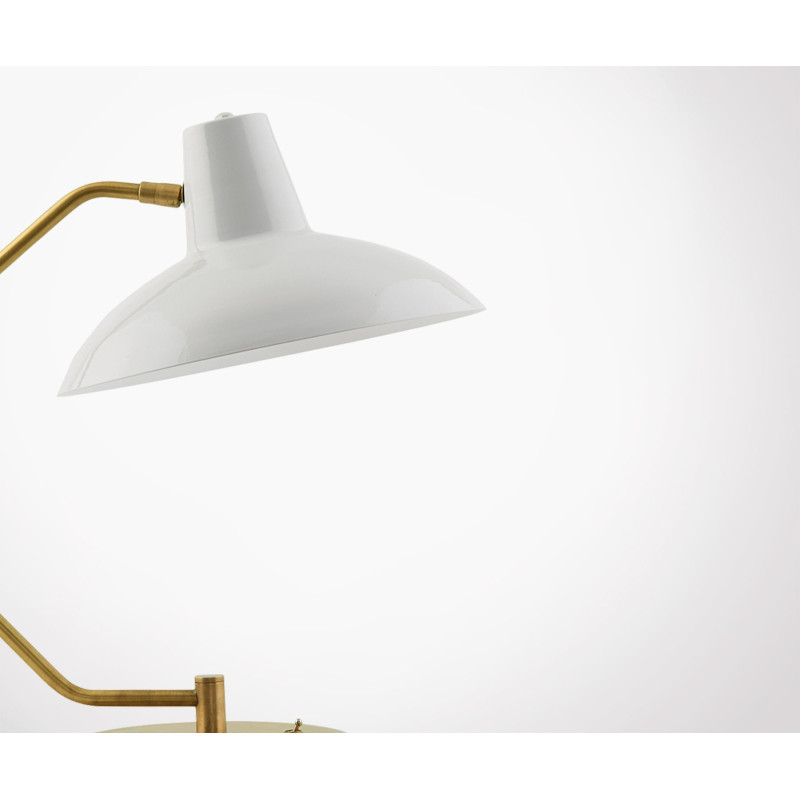 White Gold Vintage Desk Lamp House Doctor